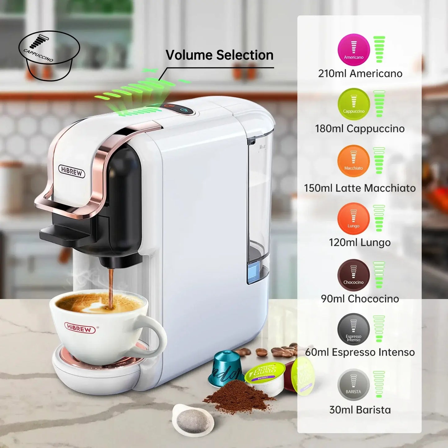 5-in-1 Capsule Coffee Machine