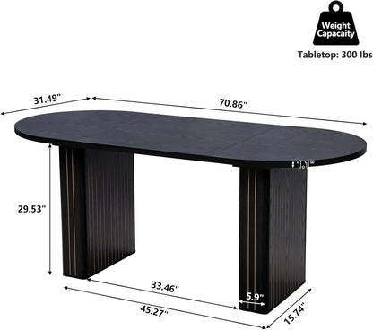 Black Kitchen Dining Table – Modern Design