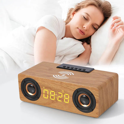 Wireless Bluetooth Speaker with Digital Clock