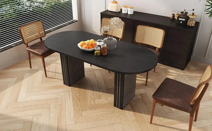 Black Kitchen Dining Table – Modern Design