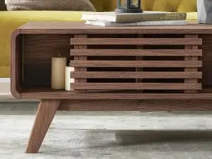 Mid-Century Modern Wooden Coffee Table