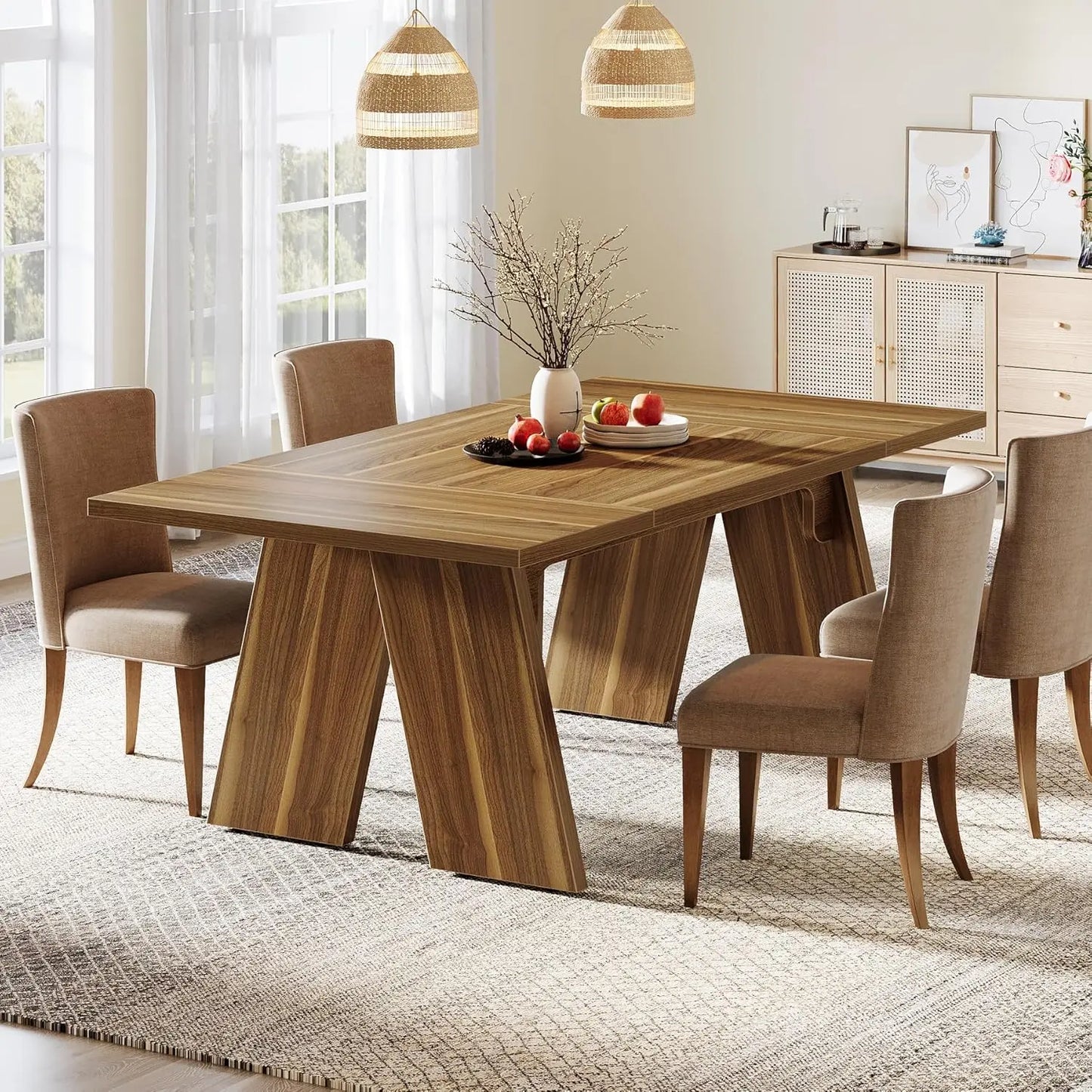 Solid Wood Dining Table