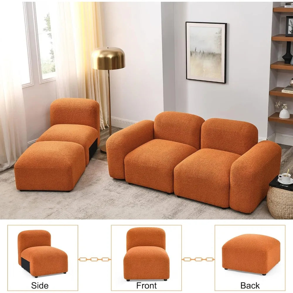 L-Shaped Convertible Sleeper Sofa