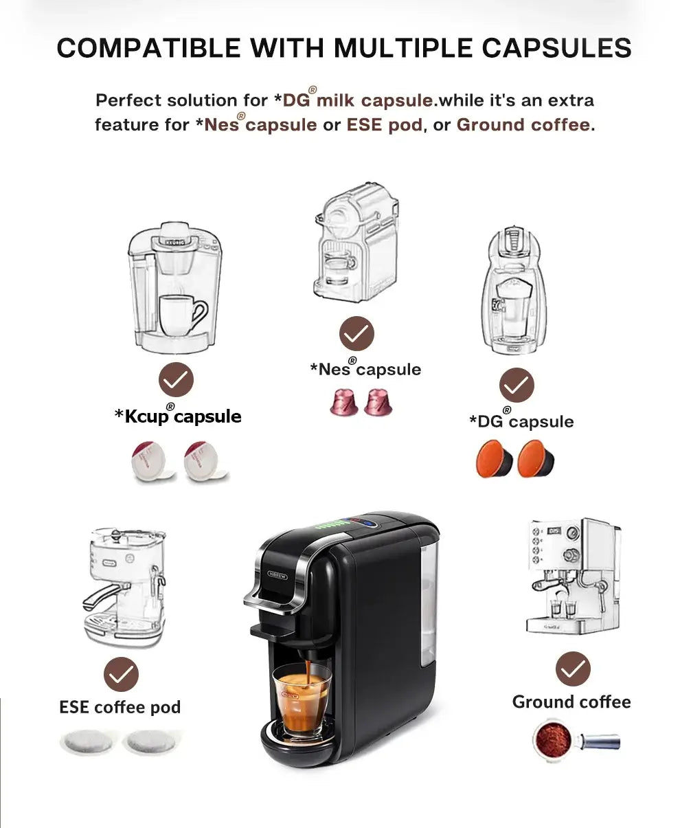 5-in-1 Capsule Coffee Machine