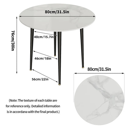 Round Sintered Stone Dining Table