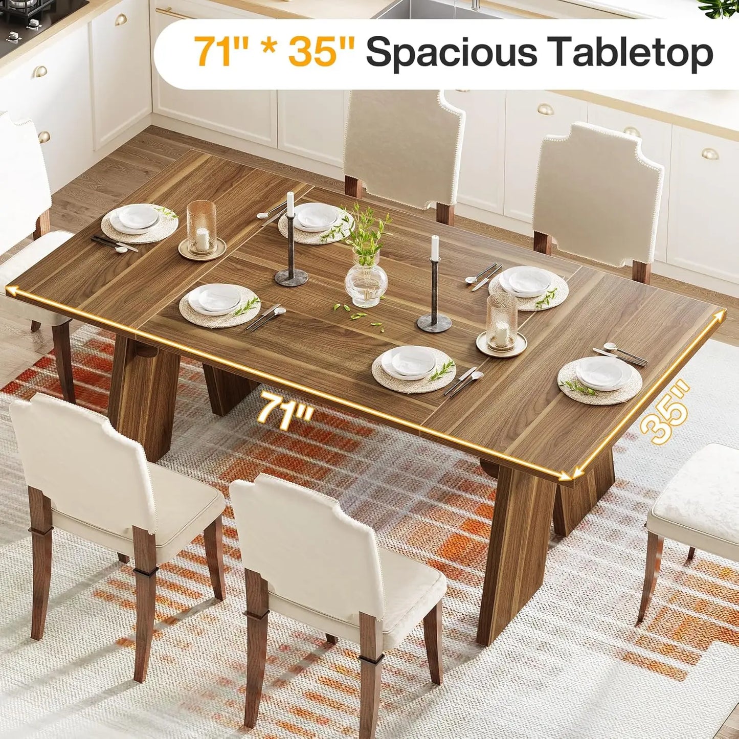 Solid Wood Dining Table