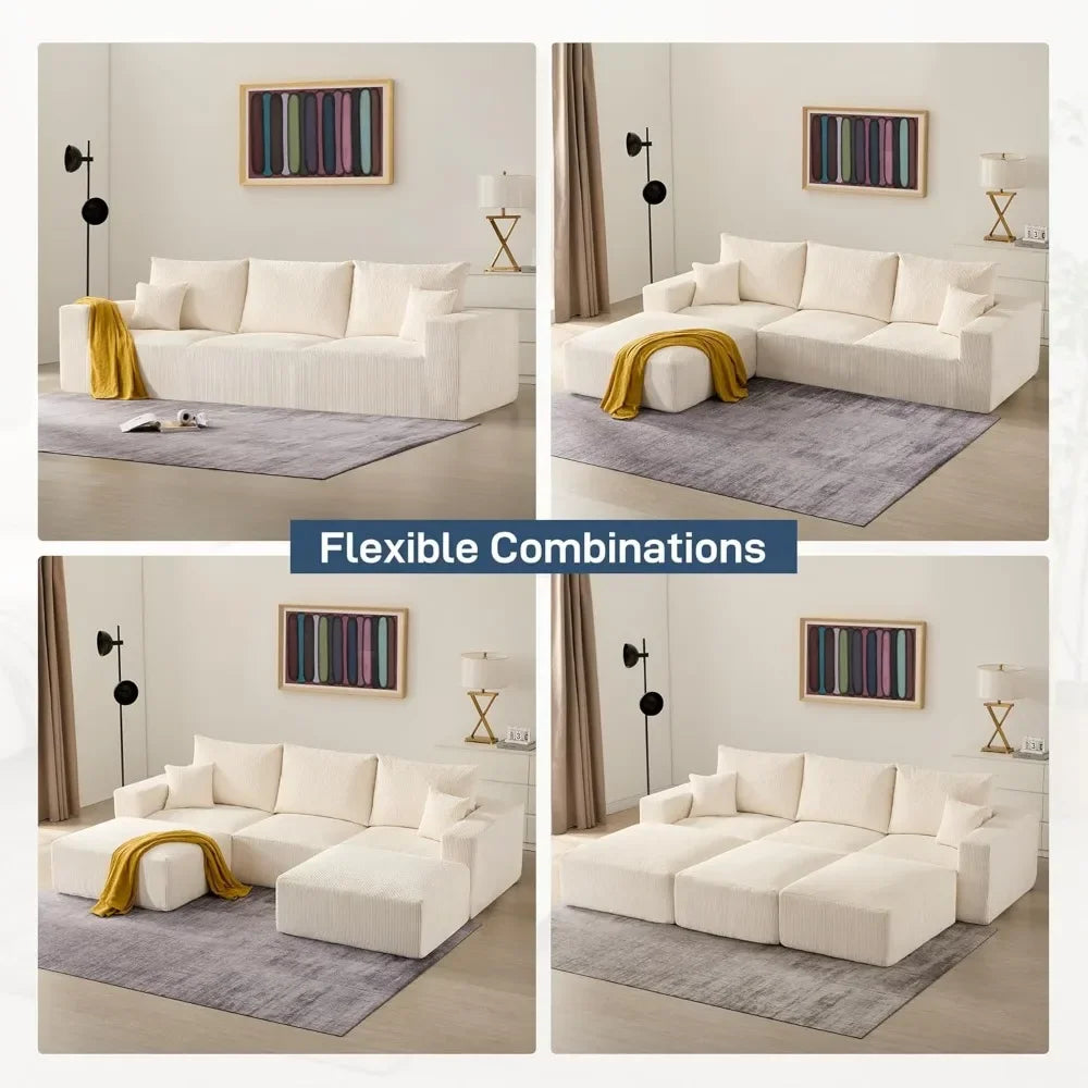 Modern Sleeper Sectional Sofa