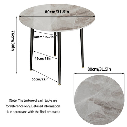 Round Sintered Stone Dining Table