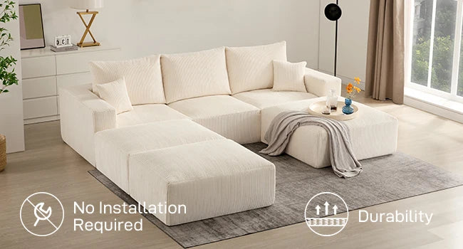 Modern Sleeper Sectional Sofa