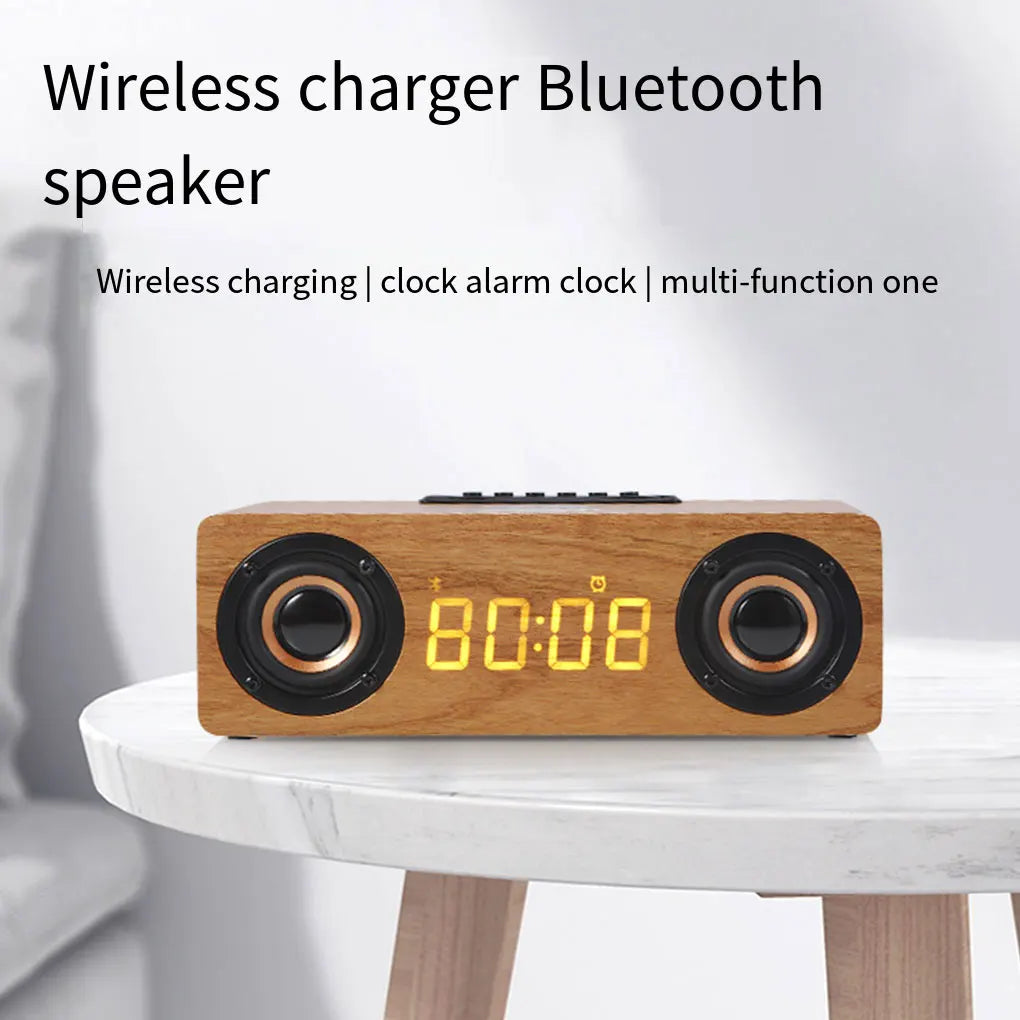 Wireless Bluetooth Speaker with Digital Clock