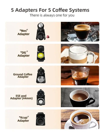 5-in-1 Capsule Coffee Machine