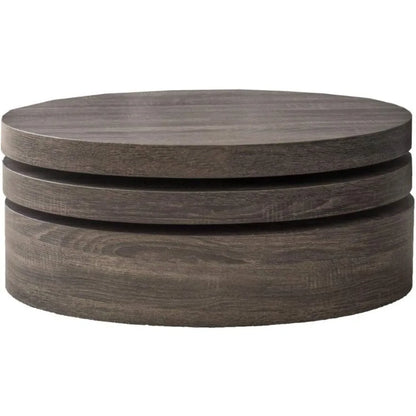 Oval Rotating Coffee Table