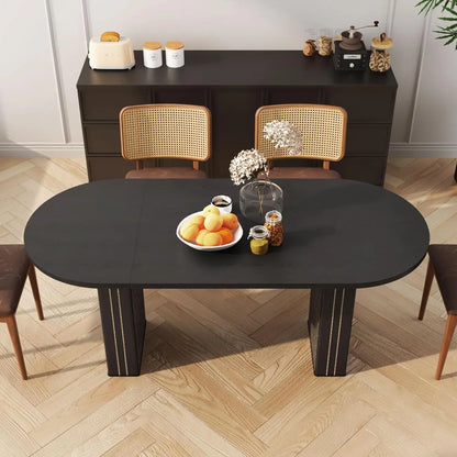 Black Kitchen Dining Table – Modern Design