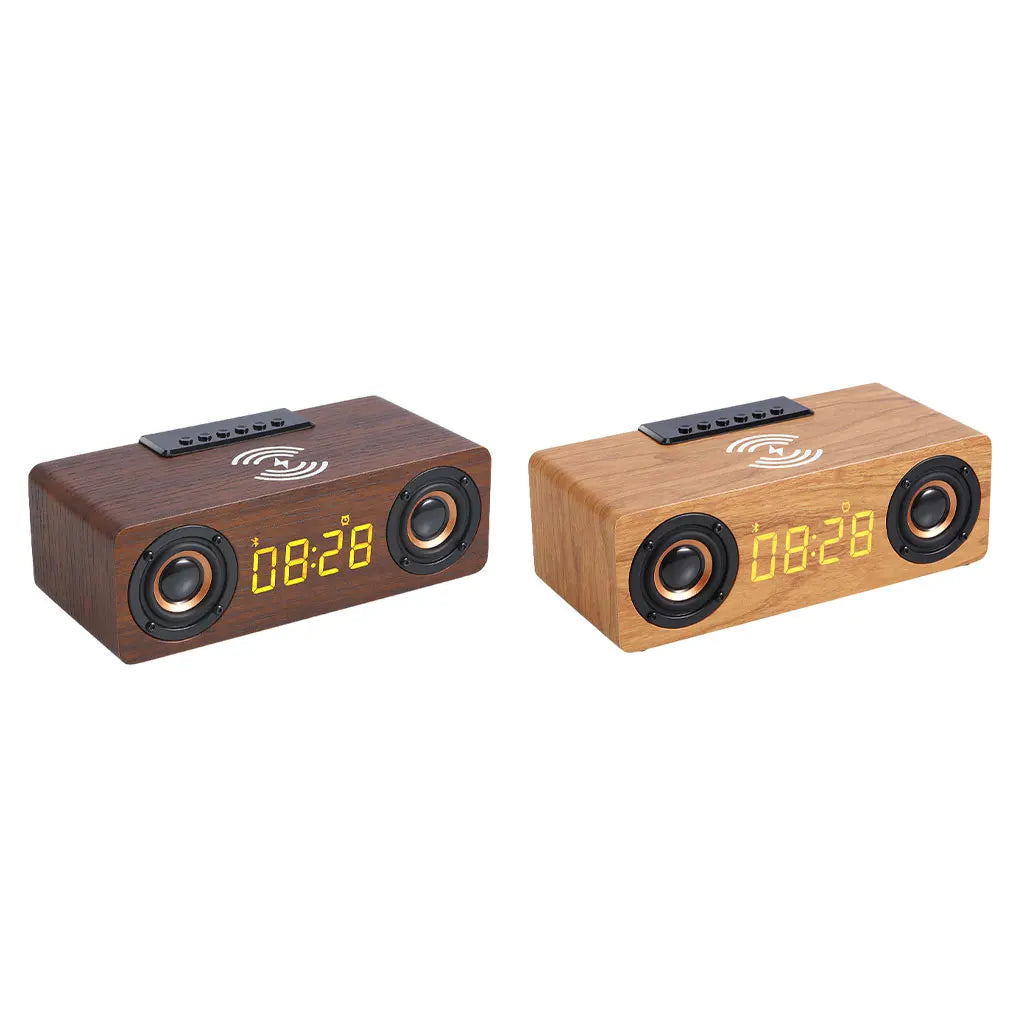 Wireless Bluetooth Speaker with Digital Clock